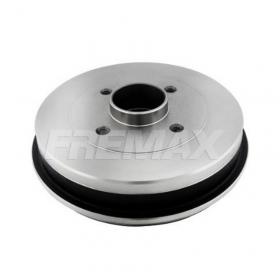 2 TAMBOR CLIO SANDERO MEGANE 1.0 1.6 8/16V FREIO TRASEIRO 203,5MM 4 FUROS C/ CUBO - BD9322 FREMAX